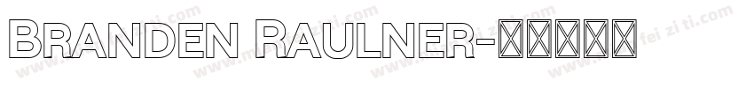Branden Raulner字体转换